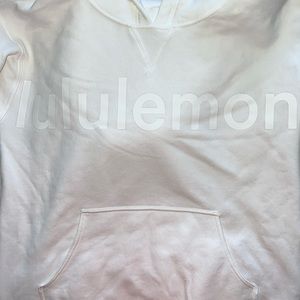 White lululemon sweatshirt